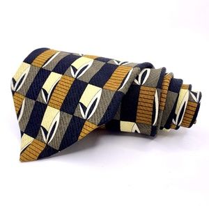 Z Inc Tie Multi-Color Geometric Pattern